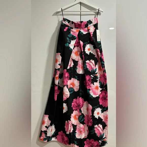 Eliza J Floral Maxi Skirt size 6 - Picture 2 of 6